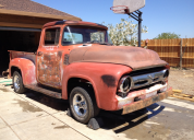 1956 FORD F100 PICKUP LESS MOTOR /TRANS LHD 1956 FORD F100 PICKUP LESS MOTOR /TRANS LHD